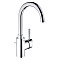 Grohe Concetto one-hand-bathroom sink tap 1/2" L-Size with drain remote chrome (32629002)