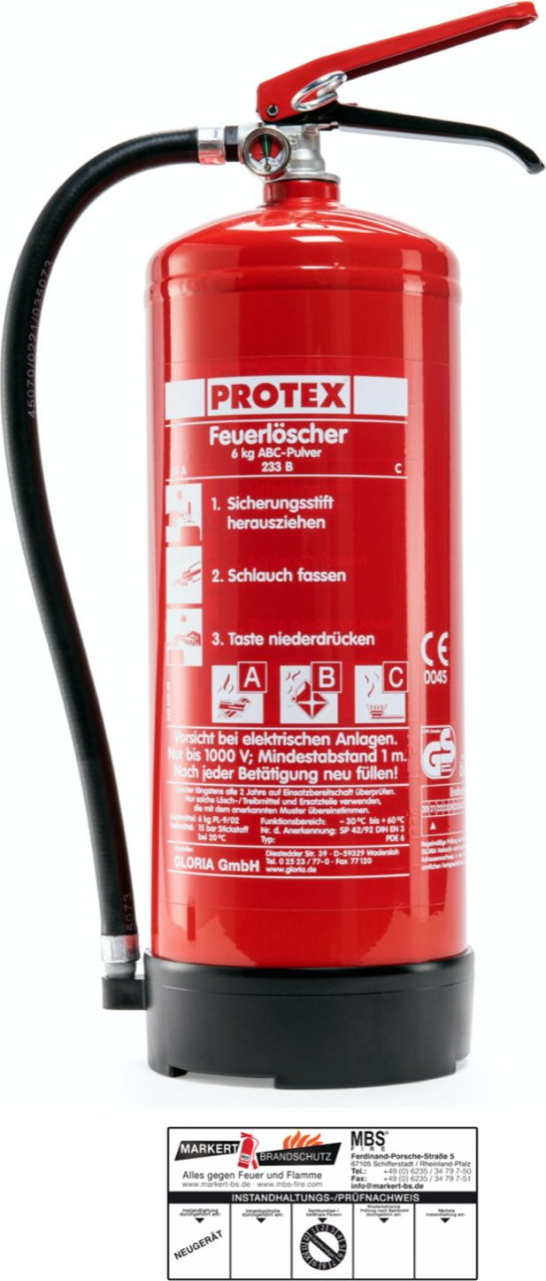 Gloria Protex Feuerlöscher 6kg ab € 28,26 (2024)