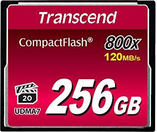 Transcend 256GB CompactFlash 800 Speicherkarte TS256GCF800 