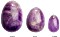 La Gemmes Yoni-Egg zestaw pure amethyst, 3-częściowy (E29241)