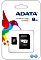 ADATA Turbo microSDHC 8GB Kit, Class 2 (AUSDH8GCL2-RA1)