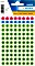Herma etykiety cyfry 1-160 okrągły, 8mm, czarny, 6 arkuszy (4129)