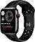 Apple Watch Nike SE (GPS + Cellular) 44mm space grau mit Sportarmband anthrazit/schwarz (MG0A3FD)