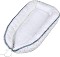 Babybay łóżeczko biały Sternemix piaskowy/lazurowy (501531)