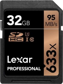 Lexar Professional 633x R95/W45 SDHC 32GB, UHS-I U3, Class 10
