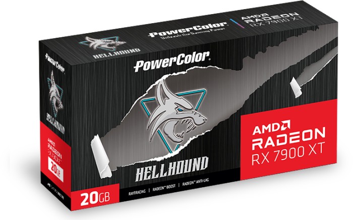 PowerColor Hellhound Radeon RX 7900 XT, 20GB GDDR6, HDMI, 3x DP