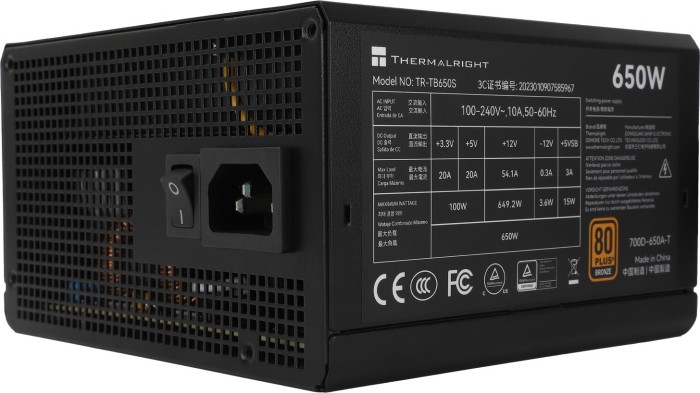 Thermalright TG-650S czarny 650W ATX 3.0