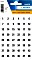 Herma etykiety cyfry 1-240 okrągły, 12mm, czarny/biały, 5 arkuszy (4124)