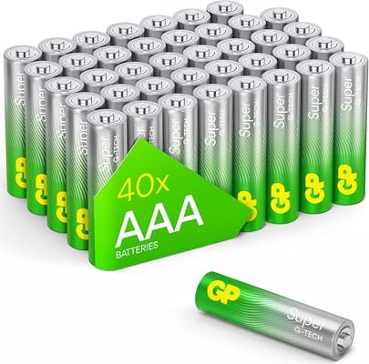 -Batterie Alkali-Mangan 1.5V 40St. GP Batteries Super Mignon AA 