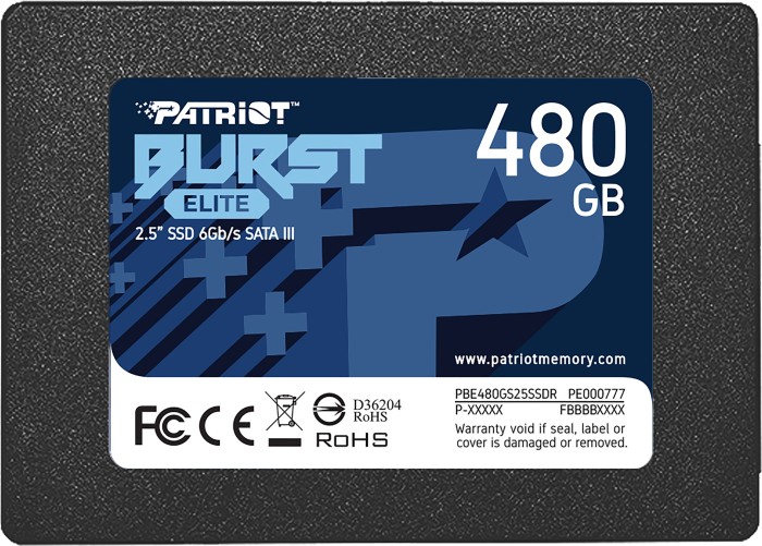 Patriot Burst Elite 480GB, SATA