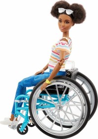 Mattel Barbie Fashionistas Barbie and Wheelchair brown hair (GGV48)