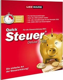 Lexware QuickSteuer Deluxe 2022, FFP (German) (PC) (06815-0067)