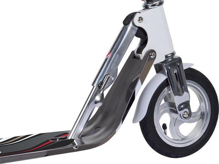 Hudora Big Wheel Air 205 scooter srebrny/biały