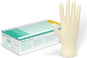 B.Braun Manufix Sensitive Rękawice jednorazowe S biały, 100 sztuk