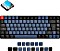 Keychron K3 Pro, 75% TKL, blaugrau/schwarz, LEDs weiß, Gateron LOW PROFILE 2.0 BLUE, USB/Bluetooth, DE (K3P-A2-DE)
