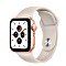 Apple Watch SE (GPS) 40mm gold mit Sportarmband Polarstern (MKQ03FD)