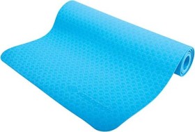 Schildkröt TPE Yoga Fitnessmatte blau