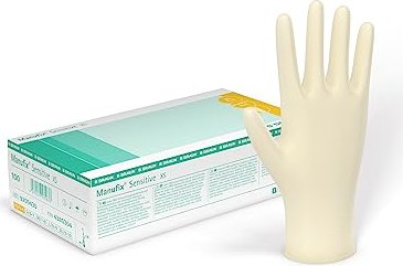 B.Braun Manufix Sensitive Rękawice jednorazowe XS biały, 100 sztuk