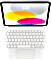 Apple Magic Keyboard Folio, KeyboardDock für iPad 10, weiß, US [2022] (MQDP3LB/A)
