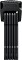 ABUS Bordo Granit 6500K/90 SH Faltschloss schwarz, Schlüssel (61498)