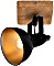 Briloner Barnim przyścienny-/lampa sufitowa czarny 1-palnikowy (2901-015)