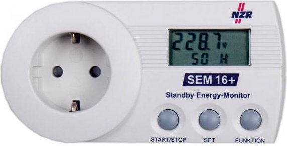 NZR SEM 16+ Standby-Energy-Monitor, Strom-/Energiemesser