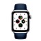 Apple Watch SE (GPS) 40mm silber mit Sportarmband abyssblau Vorschaubild