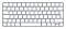 Apple Magic keyboard 2021, srebrny, RU (MK2A3RS/A)