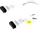 Corsair iCUE LINK przewód, prosty, 200mm, biały, sztuk 2 (CL-9011128-WW)