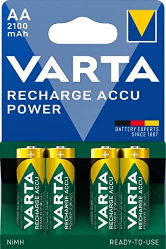 Bild Varta Recharge Accu Power Mignon AA NiMH 2100mAh, 4er-Pack (56706-101-404)