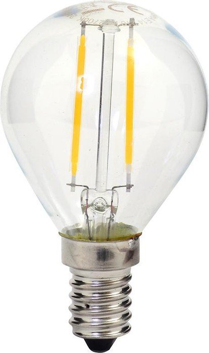 10x Müller-Licht 24616 LED-Filament Leuchtmittel 2W E14 Klar Tropfen Warmweiss 