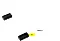 Corsair iCUE LINK Kabel, Slim 90° gewinkelt, 135mm, weiß, 2er-Pack (CL-9011134-WW)