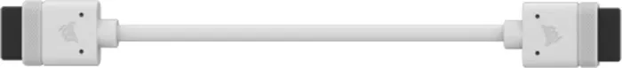 Corsair iCUE LINK przewód, prosty, 100mm, biały, sztuk 2