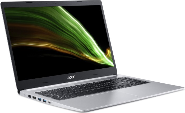 Acer Aspire 5 A515-45-R98G, silber, Ryzen 5 5500U, 16GB RAM, 512GB SSD, DE