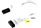 Corsair iCUE LINK Kabel, 90° gewinkelt, 200mm, weiß, 2er-Pack (CL-9011131-WW)