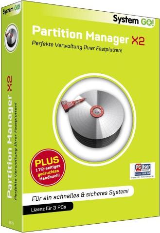 bhv System GO! Partition Manager X2, 3 User (deutsch) (PC)