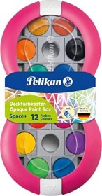 Pelikan Space+ Deckfarbkasten pink, 12er-Set