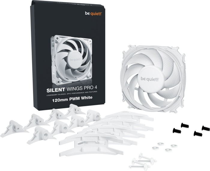 be quiet! silent Wings Pro 4 PWM White, 120mm