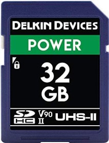 Delkin Power 2000X R300/W250 SDHC 32GB, UHS-II U3, Class 10