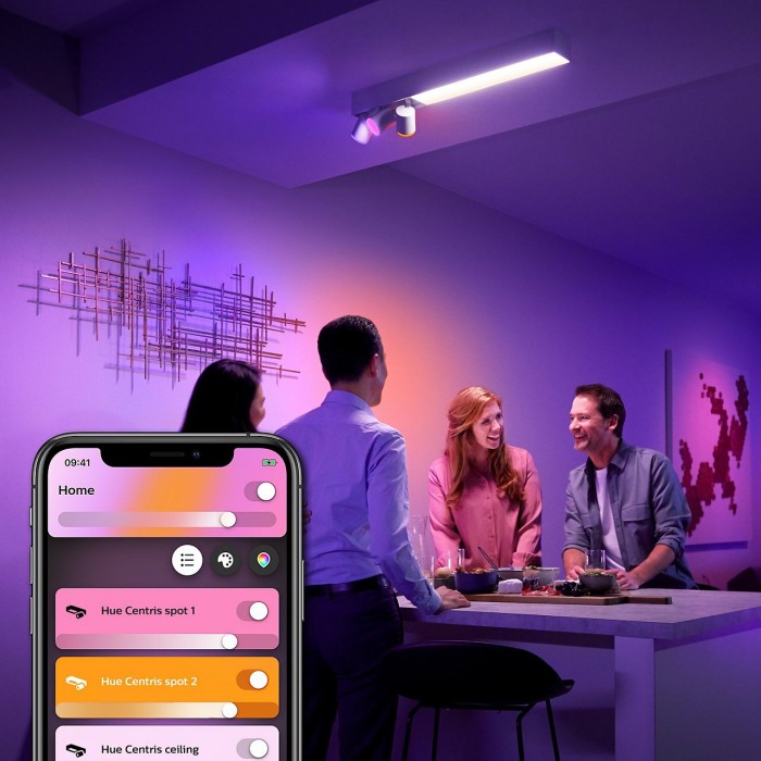 Philips Hue White and Color Ambiance Centris 3 Spot 4-flammig weiß