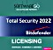 BitDefender Total Security 2022, 5 User, 1 Jahr, ESD (deutsch) (Multi-Device)