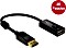 DeLOCK DisplayPort 1.2 [Stecker]/HDMI [Buchse] Adapterkabel, passiv, schwarz (62609)