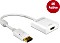 DeLOCK DisplayPort 1.2 [Stecker]/HDMI [Buchse] Adapterkabel, aktiv, weiß (62608)