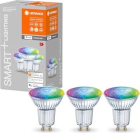 Osram Ledvance SMART+ WiFi Multicolor Spot 50 45° 4.9W GU10, 3er-Pack (486058)