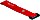 DeLOCK Klett-zapinka przewodowa z smycz i zaczep mocujący 190mm x 25mm, czerwony, 5 sztuk (19545)
