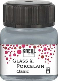 Kreul Glass & Porcelain Classic 20ml, metallic-silber