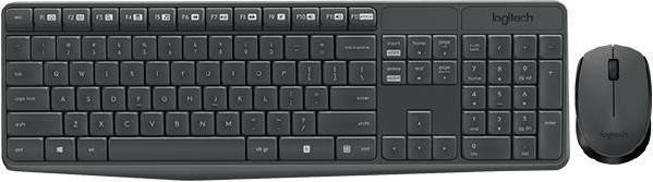 LOGITECH MK235 Wireless Keyboard and Mouse GREY Ungarn Layout