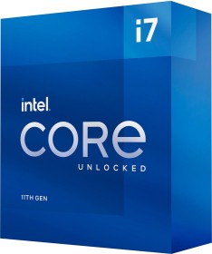 Bild Intel Core i7-11700K, 8C/16T, 3.60-5.00GHz, boxed ohne Kühler (BX8070811700K)