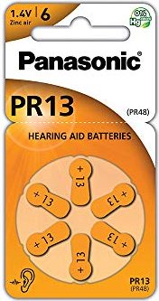 Panasonic PR13 (PR48/PR754), 6er-Pack