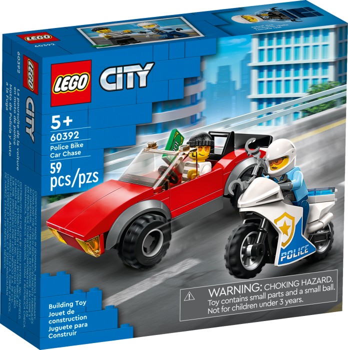 LEGO City 60392 LEGO CITY Verfolgungsjagd mit dem Polizeimotorrad (60392)